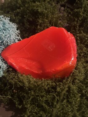 Fire Orange Slag Glass